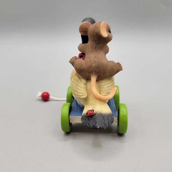 Charming Tails Goose Pull Toy Figurine Canadian Exclusive Gold Signature Series - Picture 4 of 8